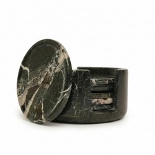 Black zebra Marble Coasters