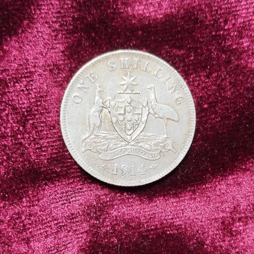 Antique 1914 australian one - antique,