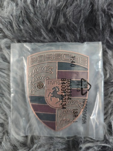 Porsche hood crest - hood, badge