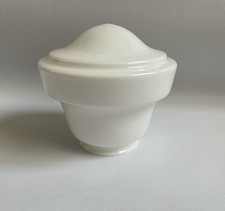 Shade Ceiling Milk Glass Art Deco Vintage