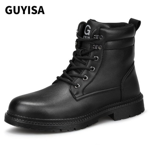 Mens leather ankle safety - leather,