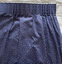 Pair of M&S navy blue curtains