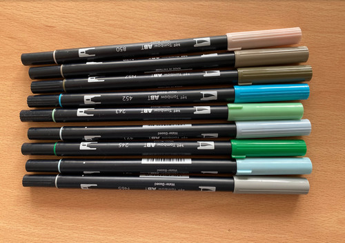 Tombow dual brush pens - tombow,