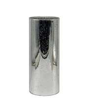 Glasseam Silver Mercury Glass Vase Set of 6: Modern Cylinder Vases