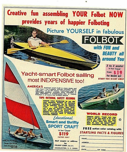 Vintage print folbot - ad,