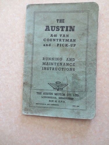 Original 1950 austin - austin, a40