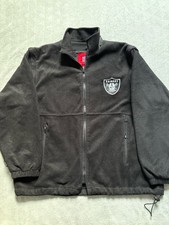 NFL Raiders Men’s Fleece Jacket With Detachable Sleeves