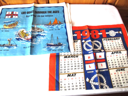 Vintage rnli irish linen tea - rnli,