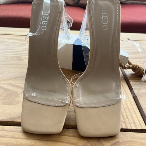 Bebo clear heeled strappy - bebo,