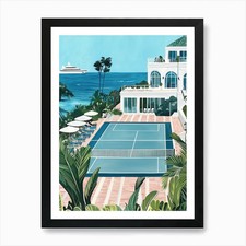 Tennis Court 11 Art Print