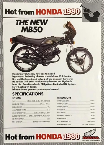 Honda mb50 sports moped - honda,