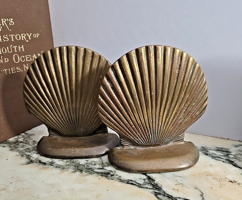 Heavy solid brass scallop - heavy,
