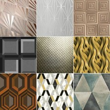 Muriva Geometric Wallpaper