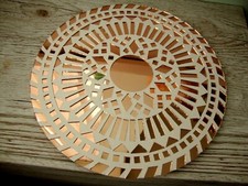 Mosaic Rose gold mirror glass