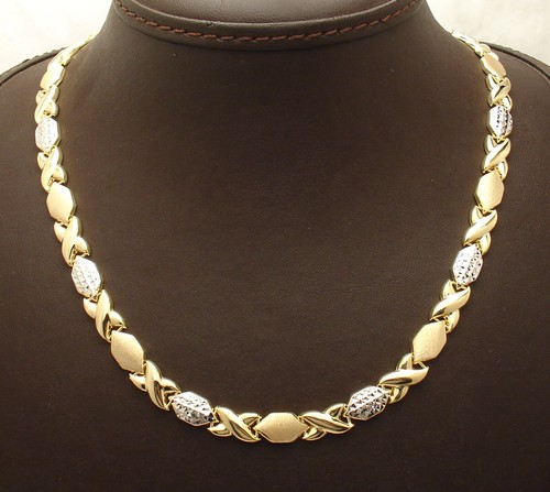 Hugs kisses stampato chain - &,