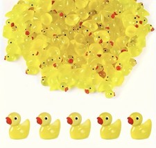 Set Of 5 Mini yellow Resin
