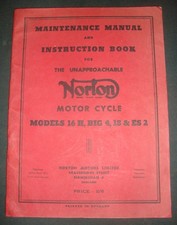 NORTON MOTOR CYCLE MAINTENANCE