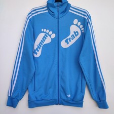 Adidas Originals Blue Trimm Trab Tracksuit Top Jacket | Men's Medium