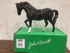 BESWICK Black Jogging Mare