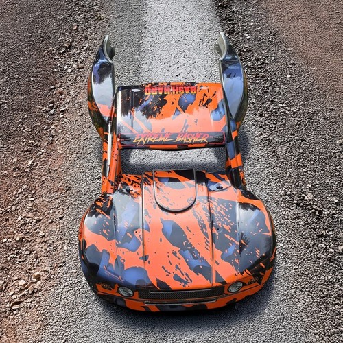 Traxxas udr body wrap decal - rc,