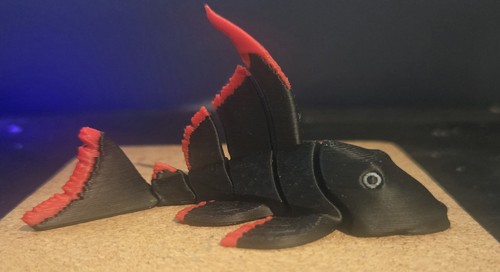 Articulated pleco - articulated, 3d