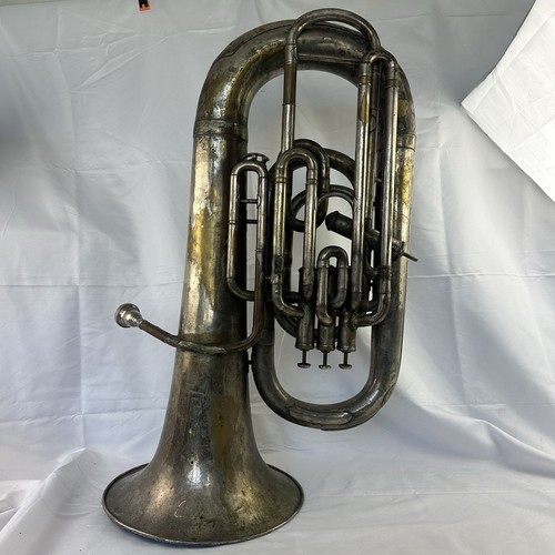 Vtg silver bass - eb, tuba