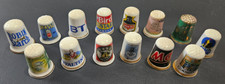 Ceramic Thimbles Brands Collectors Job Lot Bundle X 14