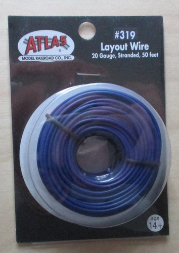 Blue layout wire gauge n - blue,