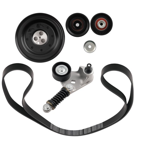 Crankshaft pulley fan - fan, belt