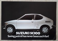 Suzuki SC100 Leaflet / Brochure 1979 - SC 100  Whizzkid