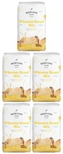 5 x Mortons Wheaten Bread Mix Flour 1.5Kg