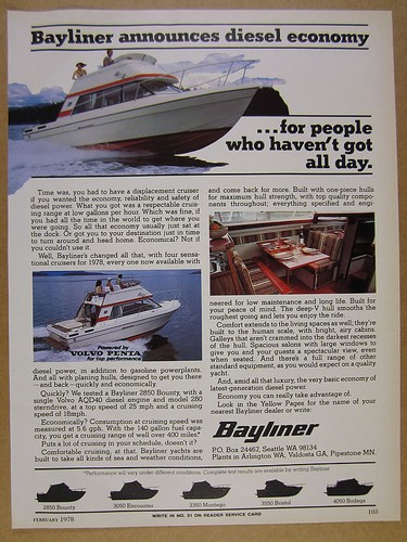1978 bayliner 2850 bounty - bayliner,