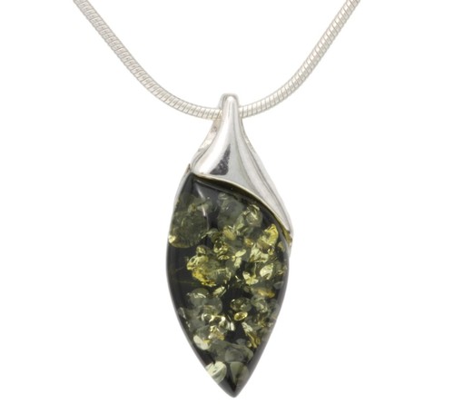 Natural baltic amber green - natural,