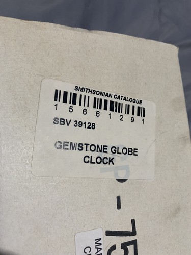 Gemstone globe clock the - clock,
