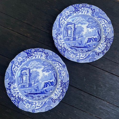 Pair spode blue - spode,