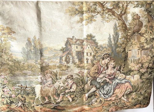 Italian tapestry pastoral - italian,