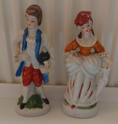 Vintage pair porcelain - vintage, of