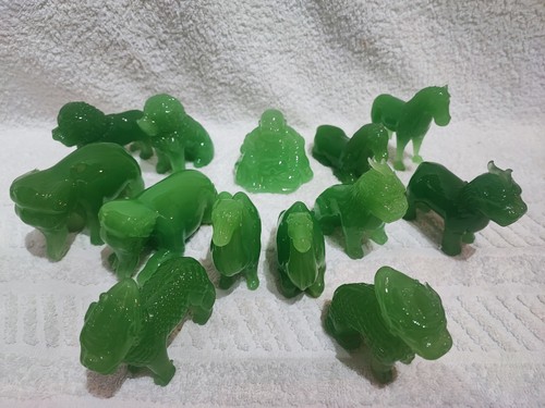 Jade jadeite joblot - jade/jadeite, green
