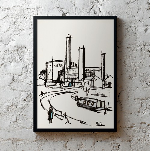 Original northern art - art, a3