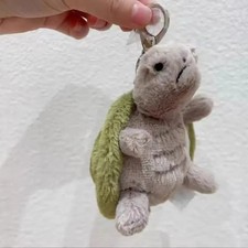 Mr. Timmy Turtle Pendant Keychain Cute Girl Bag Doll Plush Toy