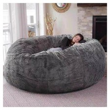 Giant Fur Bean Bag Chair for
