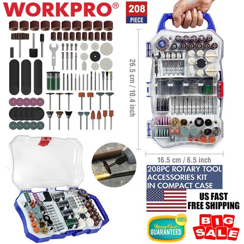 Workpro 208pcs dremel - workpro,