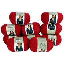 Panda HEATH 8 Ply Knitting NEW 50% Wool 50% Acrylic BULK 10 x 50g Balls Red 8289