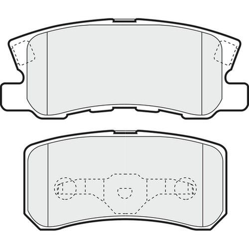 Brake pads set for mitsubishi - brake,