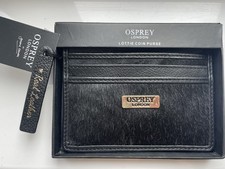 OSPREY LONDON - Black Leather