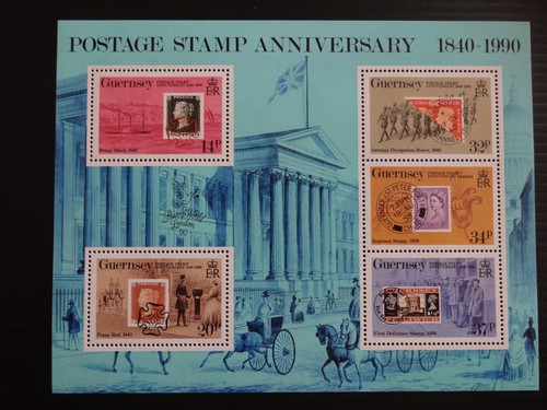 Guernsey mint stamps - guernsey,