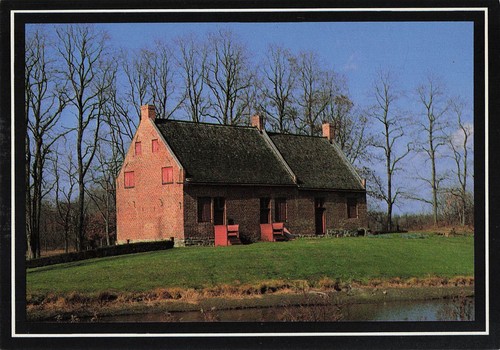 Postcard luykas van alen house - luykas,