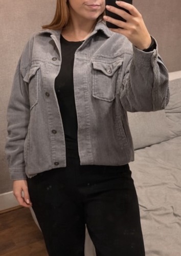 Zara cord overshirt shacket - cord,
