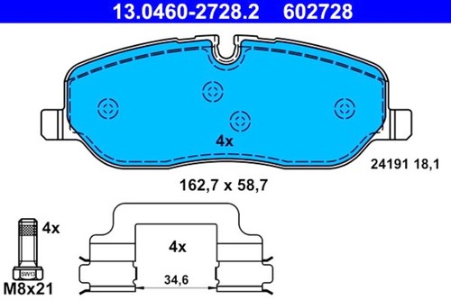 Disc brake pad set ate - brake,