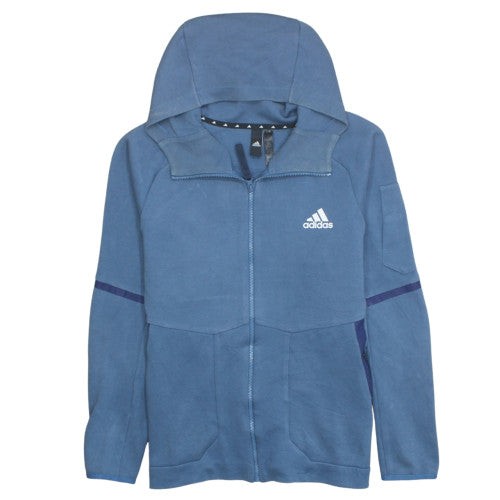 Adidas men blue full zip - men's,